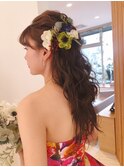 洋装ヘアセット