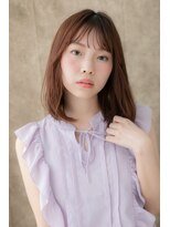 カバーヘア イヴ 戸頭店(COVER HAIR EVE) 大人かわいい小顔フェザーバングロブヘアZ戸頭20代30代40代