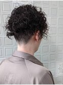 刈り上げツーブロックパーマ