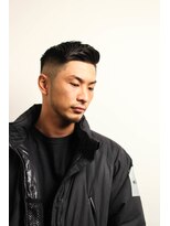 レンゲン(LENGEN)&nbsp;メンズかき上げニュアンスマッシュサイドパート韓国マッシュ