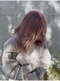 ピンクベージュベージュ_ブリーチ2回