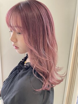 ヘアー ミッション 心斎橋店(hair Mission) ペールピンク/ケアブリーチ