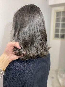 アリー 原宿 表参道(ALLY) [ALLY松村]ブリーチなし☆オリーブグレー