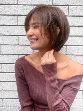 ロンドアヴァントゥス 池袋(Lond aventus) ふんわり丸みショートボブ