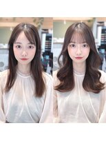ミラリー トウキョウ(Mirareee Tokyo)&nbsp;20代30代40代◎韓国ヘアー顔周りレイヤー青髪似合わせカットロブ