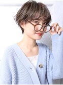 大人可愛い小顔美髪ツヤ髪シアーグレージュ横顔美人A1