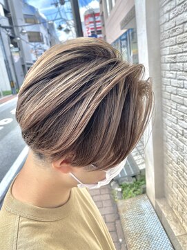 アンダーバーホワイト 広島 並木店(_WHITE) メンズバレイヤージュ