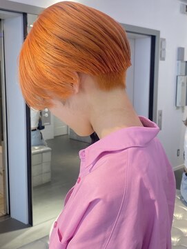 ゲーム 原宿店(GAME) ダブルカラーミルクティーベージュカラーケアブリーチ韓国