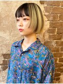 nico/magiyhair/下北沢/顔まわり姫カットボブ