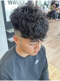 スペインカールスパイラルパーマツイストスパイラルフェード