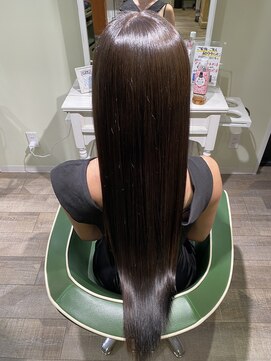 アルル 銀座(alulu) 髪質改善☆ツヤ髪ブラウンロングヘア