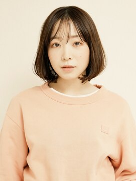 オンク 新宿(onk) 黒髪/グレーベージュ/レイヤーロング/前髪パーマ[新宿駅]