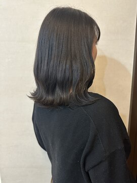 ロア ミオ 仙台駅前(Loa mio) ふんわり外ハネミディアムスタイル