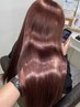 【水素×髪質改善】カラー+髪質改善水素トリートメント　通常15,400円