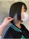 ハイトーンインナーカラー高知美容院10代20代