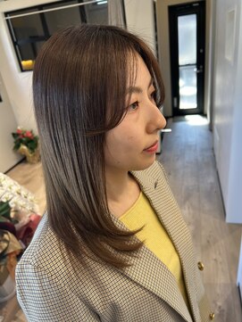 サロンタナカ(Salon TANAKA) スケブラウン×レイヤーカット