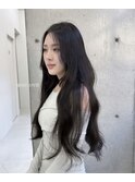 黒髪ロング×ムルギョル巻き♪