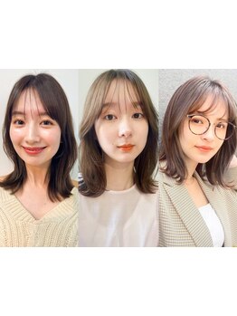 レイヤーカットで韓国風くびれヘアが人気◎メンズ受けも!艶やかにまとまる/前髪カットショートボブ銀座
