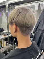 リプレイ 草津店(RIPLAY)&nbsp;ベリーショート/ダークアッシュ/ニュアンスパーマ/韓国マッシュ