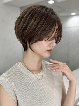 ライズ ネックス ザ サロン 渋谷(LIZE nex the salon) 前髪なしショート40代50代60代 #5［＃渋谷駅＃韓国＃髪質改善］
