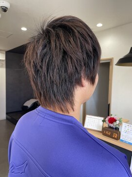 エアリコ メンズ＊アシンメトリーショート