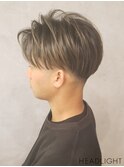かりあげマッシュ×ハイライトカラー