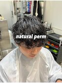 メンズナチュラルパーマ