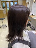 ミディアムレイヤー+アンバーカラー