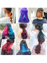 シーン(seen)&nbsp;○美髪イメチェンイヤリングカラーインナーカラー派手髪ウルフ