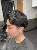 ナチュラルパーマ アップバング メンズカット/葛西メンズ