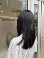 アッシュ 下丸子店(Ash) ブルーブラック×髪質改善ストレート