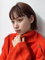 ガーデンヨコハマ(GARDEN YOKOHAMA) ボブ/チェリーブラウン/ダブルカラー/丸型/卵型