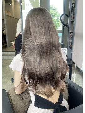 シエンゴールド(CIEN gold) ミルクティーグレージュ/グレージュ/１ブリーチ#浜松駅#カラー