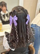ヘアセットサロン ミント(Hair set salon MINT)&nbsp;ハートハーフツイン