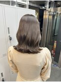 10代20代人気ワンカールヘアミルクティーカラー SAKI