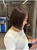 ボブカット透明感カラーイルミナ原宿