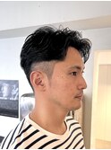 メンズアップバングショートハンサムショート大人ショート