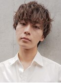 MEN’S HAIRブルーブラックシャドウパーマ