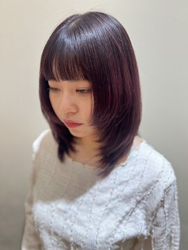 サラ ビューティ サイト 春日(SARA Beauty sight) レイヤーカット/レイヤースタイル/レイヤー/カット/ミディアム