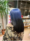 ブリーチカラーブルーアッシュハイトーン