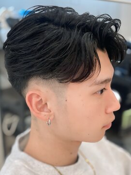 バース バイ ハピネス(BIRTH by happiness) 奈良men'sフェードフェザーパーマフェザーショート