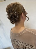 お呼ばれヘアアレンジ【 千田 理紗 】
