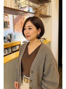 コポル(Copol) まわりと差がつく大人ショート×ヘーゼルブラウン