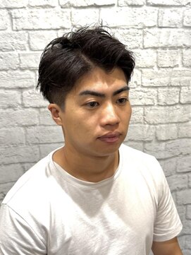 グレイスフル バーバープラチナム 六本木店(Graceful Barber platinum) 爽やかアップバングの束感ショート