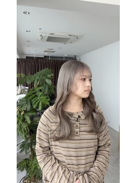 色落ち可愛いグレージュカラー