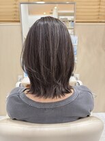 アドラーブル 長岡リバーサイド千秋店(adorable) 白髪染めハイライト秋色×大人ナチュラルエアリー30代40代