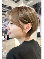 アートサロン センター北(art salon)&nbsp;横顔美人◎顔周りも可愛いショートボブ