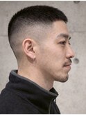 MEN'S/バズクロップ×ハイフェード/バズカット/クロップ