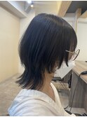 クラゲウルフ　ナチュラルショート　ハッシュカット