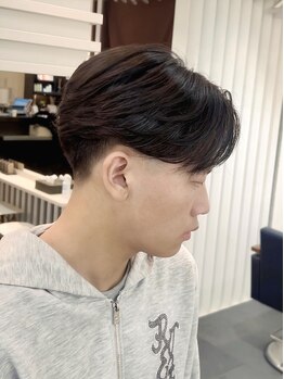 ソレアメンズ(solea men's)の写真/★癖毛でもう悩まない。朝のセットが楽になる曲がる縮毛矯正！【天神大名メンズサロン】